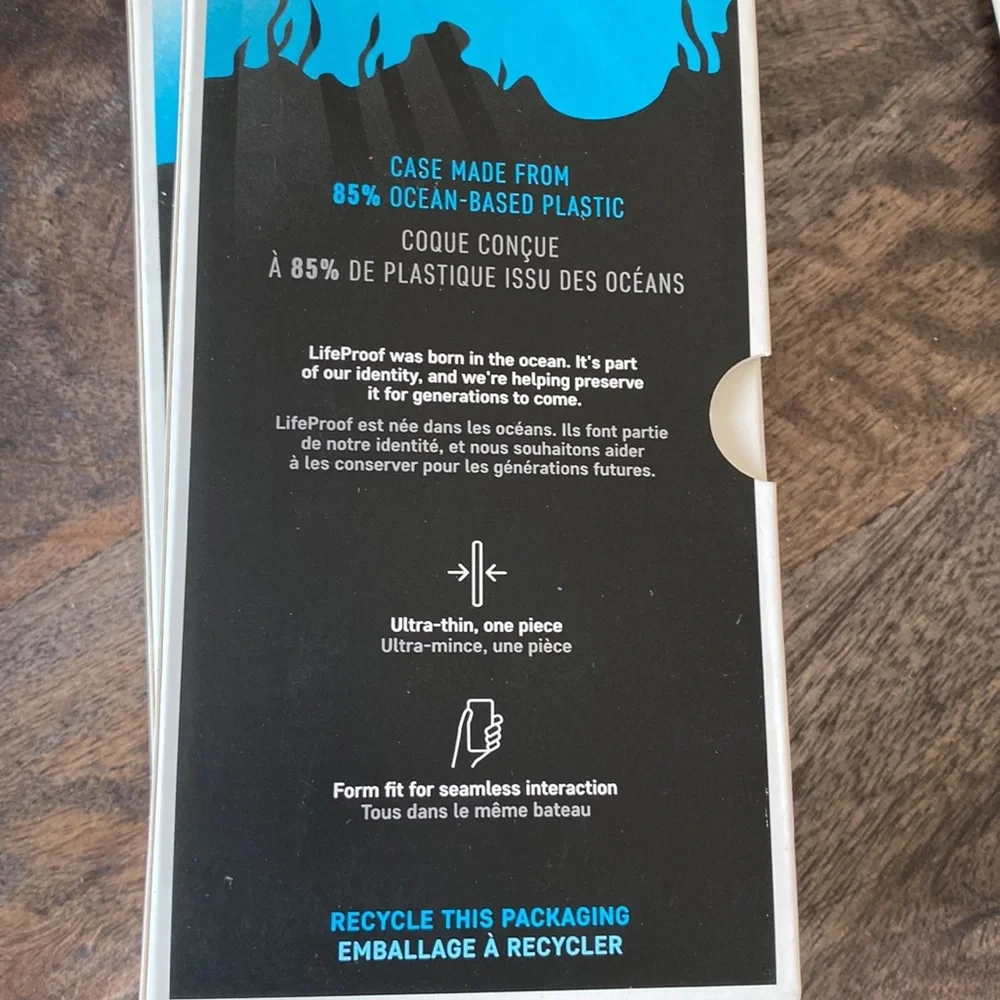 LifeProof Wake Case for iPhone 12 Mini Blue/gray recycled ocean plastic new